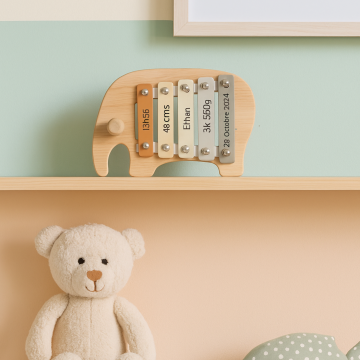Xylophone éléphant personnalisé